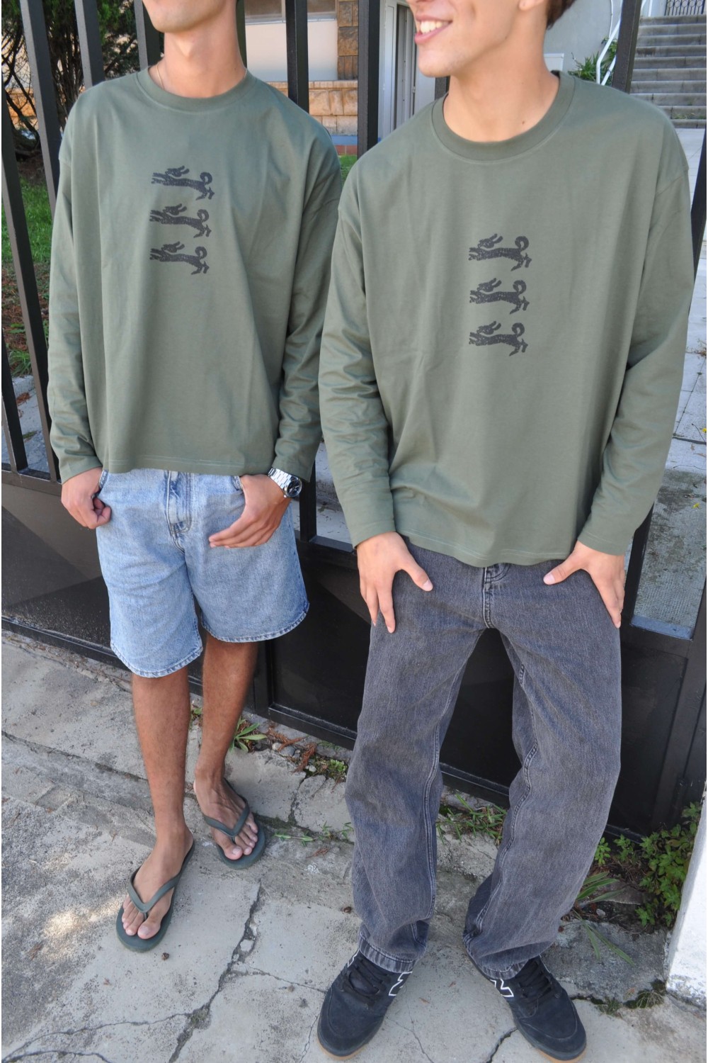 Longsleeve kaki