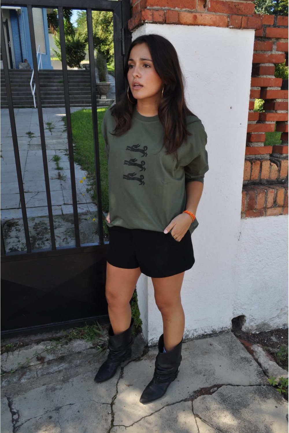Longsleeve kaki