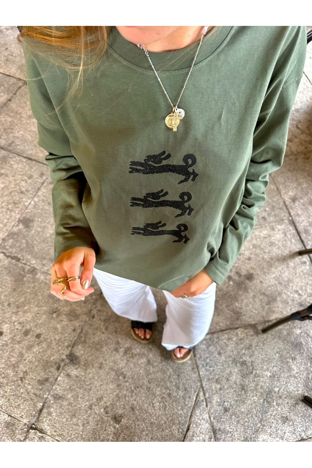 Longsleeve kaki