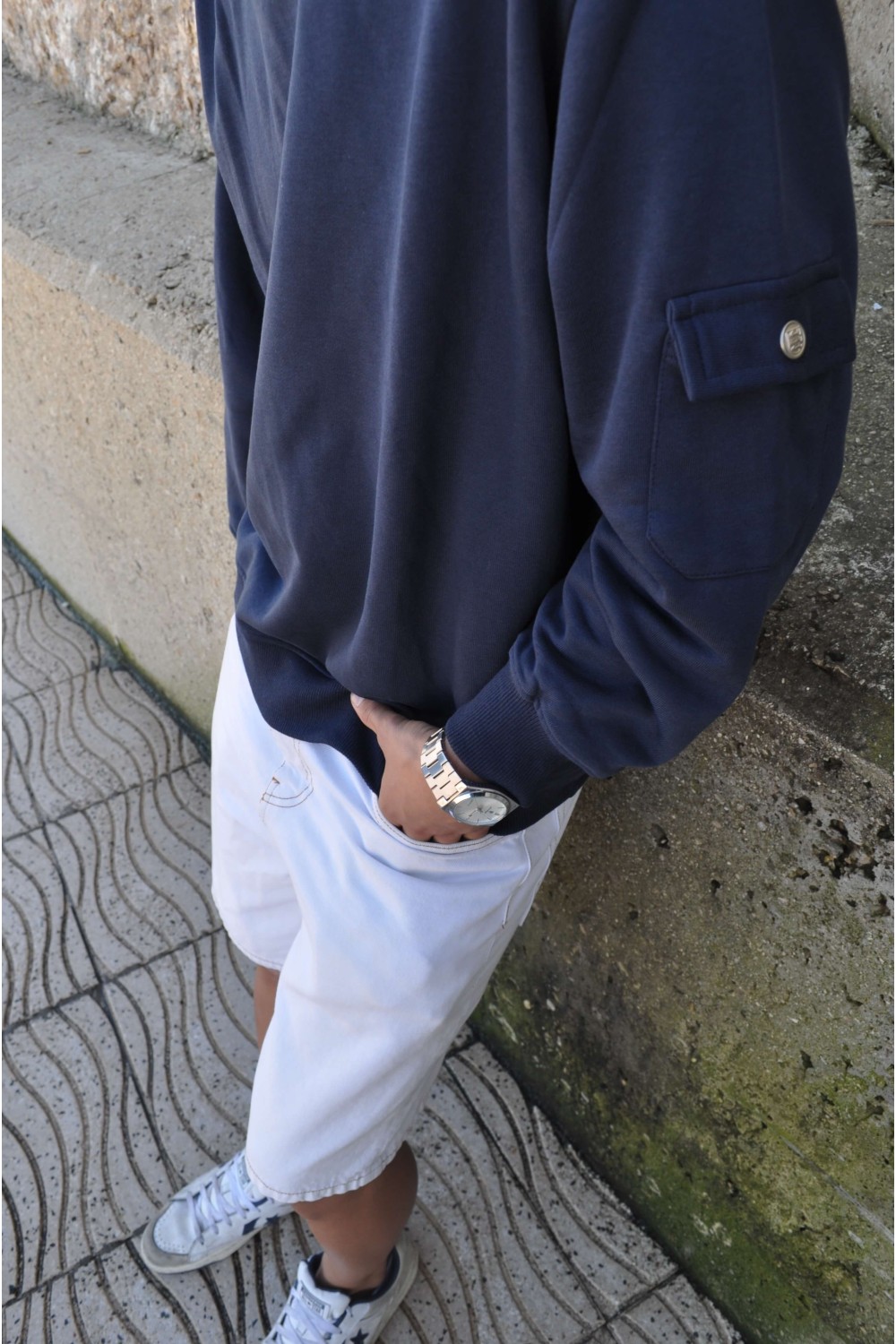 Navy Crewneck